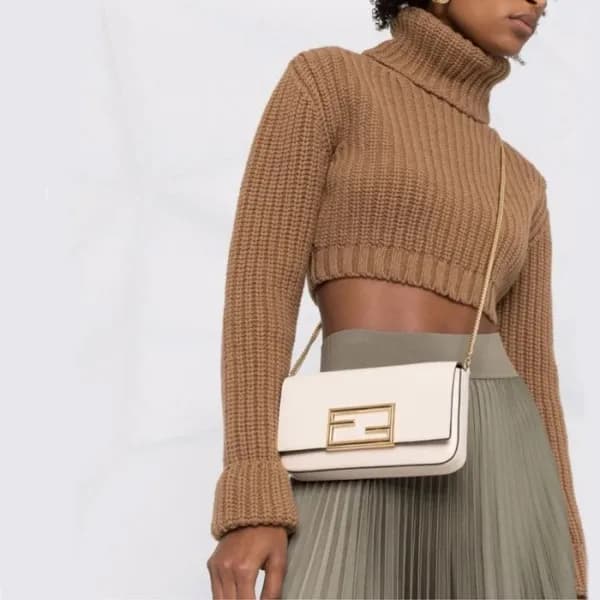 펜디 여성 화이트 바게트 백 - Fendi Womens Baguette Bag - feb2… - 1