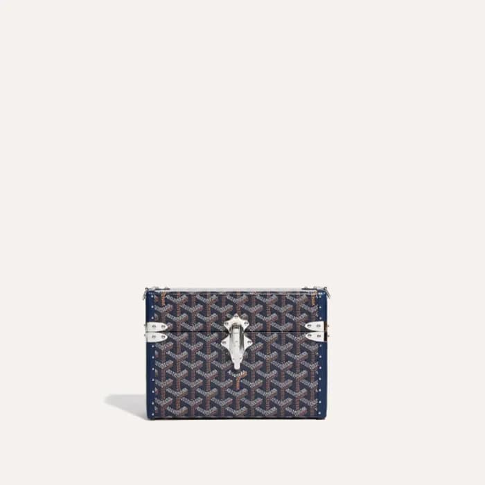 고야드 남/녀 네이비 카세트 트렁크 백 - Goyard Unisex Cassette Tru… - 1