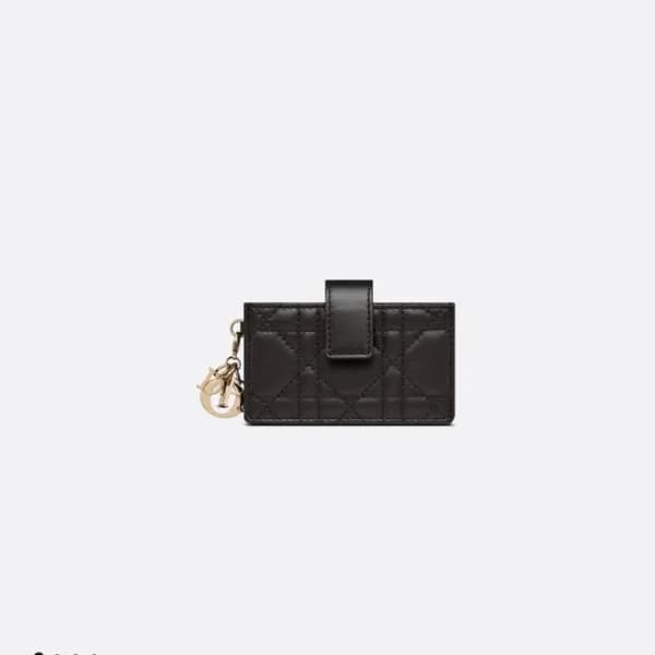 디올 여성 블랙 카드 지갑 - Dior Womens Black Card Wallet - d… - 1