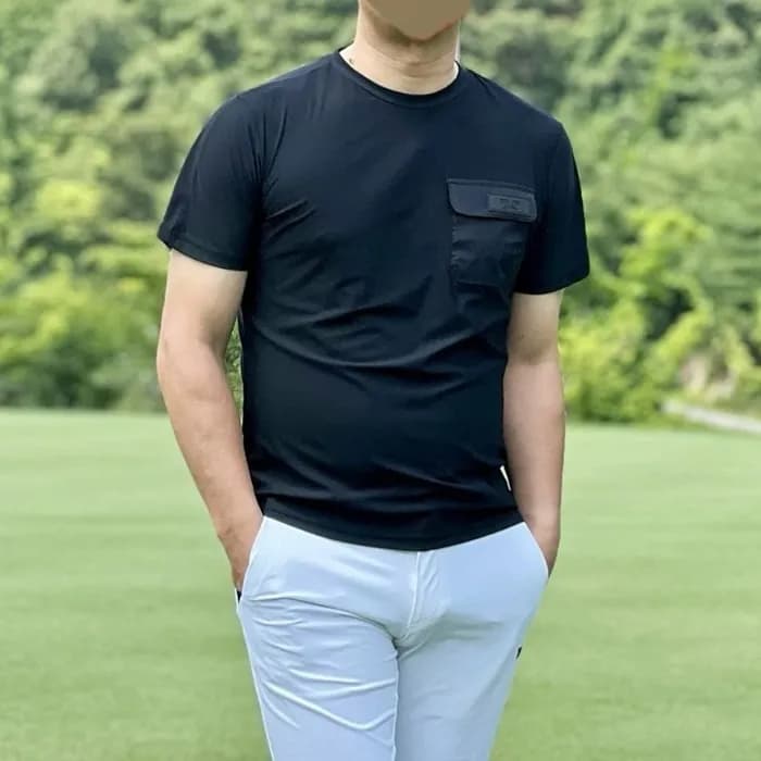 PXG 남성 썸머 빅로고 라운드 넥 티셔츠 - gol1040x - 1