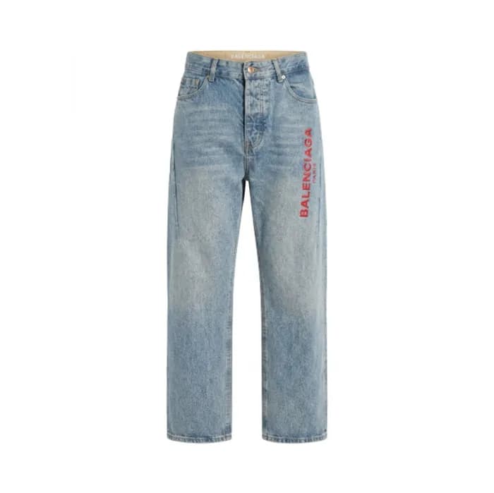 발렌시아가 남성 블루 청바지 - Balenciaga Mens Blue Jeans - bac… - 1