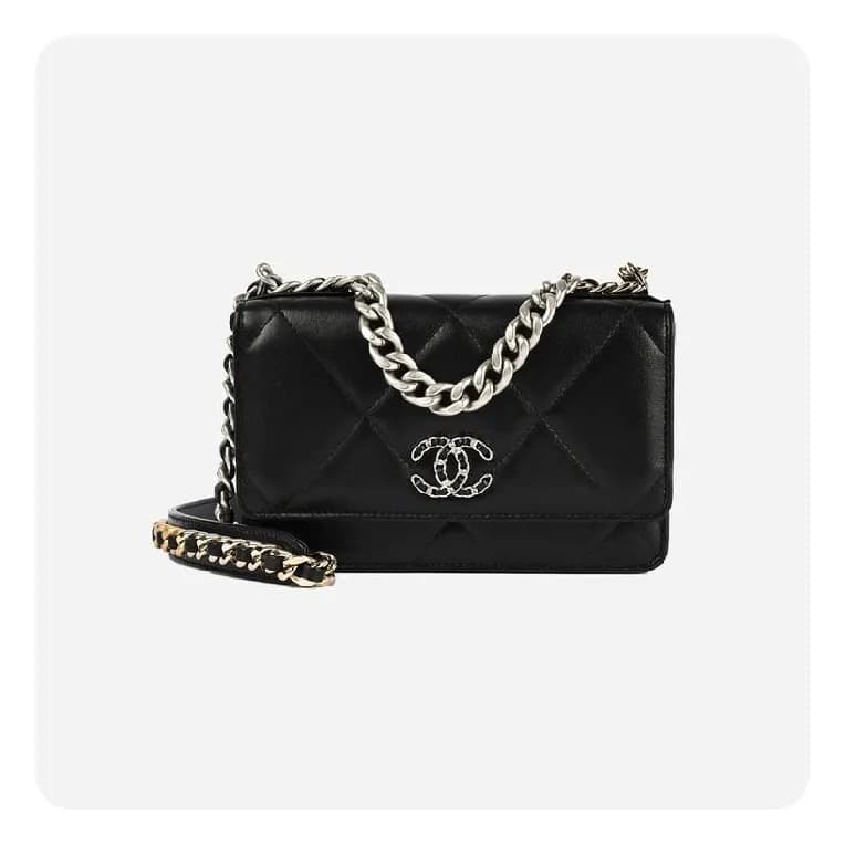 샤넬 19 woc 블랙 실버 - Chane 19 woc Bag - ch2704z - 1