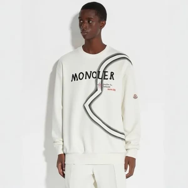 몽클레어 남성 크루넥 맨투맨 - Moncler Mens Round Tshirt - moc4… - 1