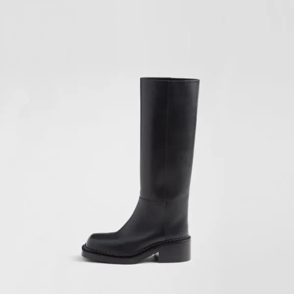 프라다 여성 클래식 하이 부츠 - Prada Womens Knee-High Boots - … - 1
