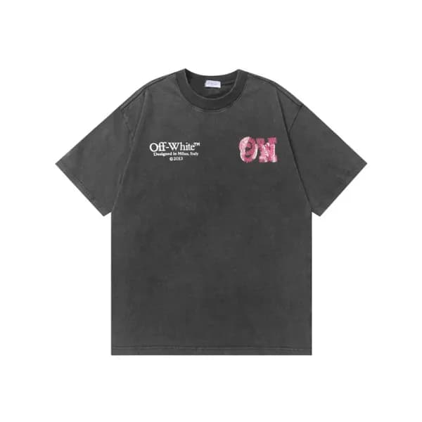 오프화이트 남성 라운드 반팔 티셔츠 - Off white Mens Round Tshirt … - 1