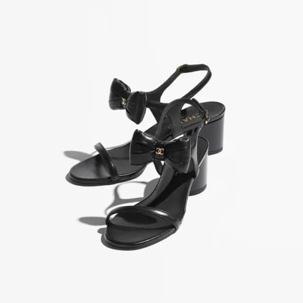 샤넬 여성 리본 샌들 - Chanel Womens Ribbon Sandal - chs561… - 1