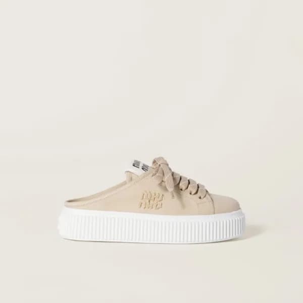 미우미우 여성 데님 스니커즈 뮬 - Miumiu Womens Denim Sneakers M… - 1