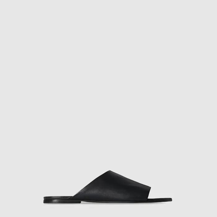 더 로우 여성 Signum 가죽 슬리퍼 - The Row Womens Signum Leat… - 1