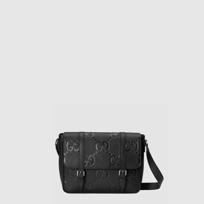 구찌 남성 GG 점보 미디엄 메신저백 - Gucci Mens GG Jumbo Medium … - 1