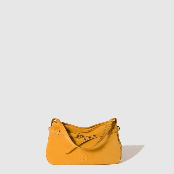 미우미우 여성 스웨이드 아방뛰르 백 - Miumiu Womens Suede Avanture… - 1