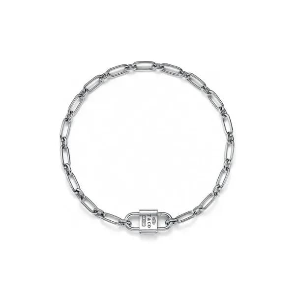 티파니 남/녀 미디엄 더블 락 네크리스 - Tiffany Unisex Medium Doub… - 1