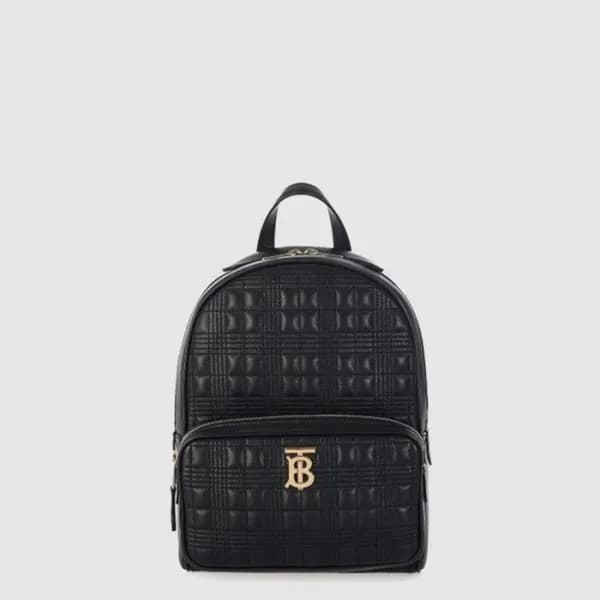 버버리 여성 퀄트 체크 백팩 - Burberry Womens Quilted Check Ba… - 1