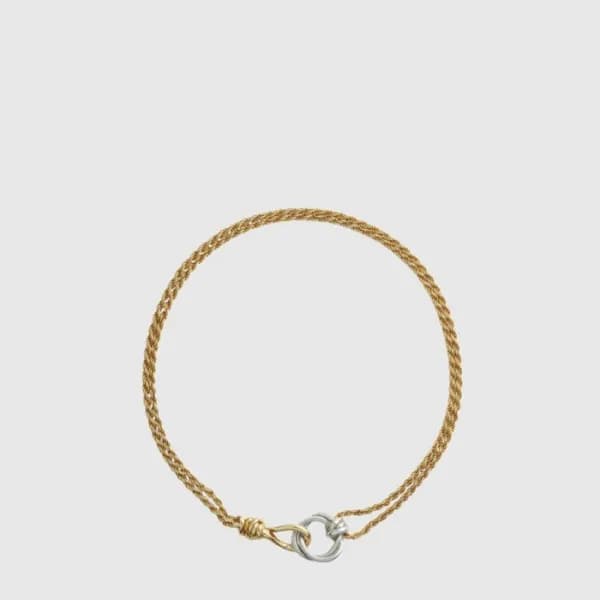 보테가베네타 남/녀 골드 목걸이 - Bottega veneta Unisex Gold Nec… - 1