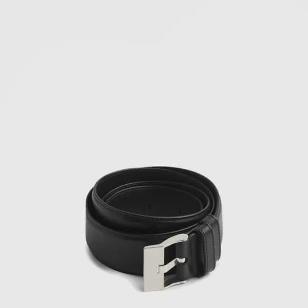 보테가 베네타 남성 가죽 벨트 - Bottega veneta Mens Leather Bel… - 1