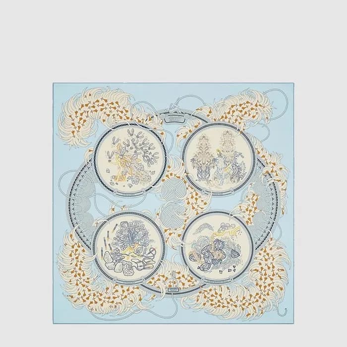 에르메스 여성 레전드 브로디 스카프 - Hermes Womens Legende Brodee Scarf - acc8858x - 1
