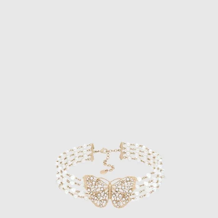 디올 여성 토일 드 주이 빠삐용 초커 - Dior Womens Toile de Jouy Papillon Choker - acc9902x - 1