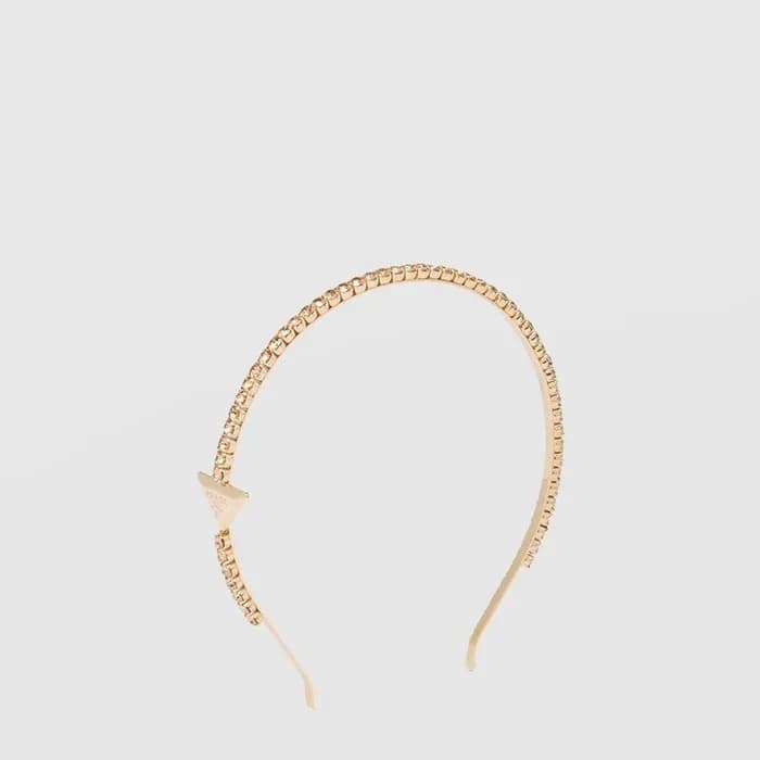 프라다 여성 브라스 헤어밴드 - Prada Womens Brass Headband - acc10270x - 1