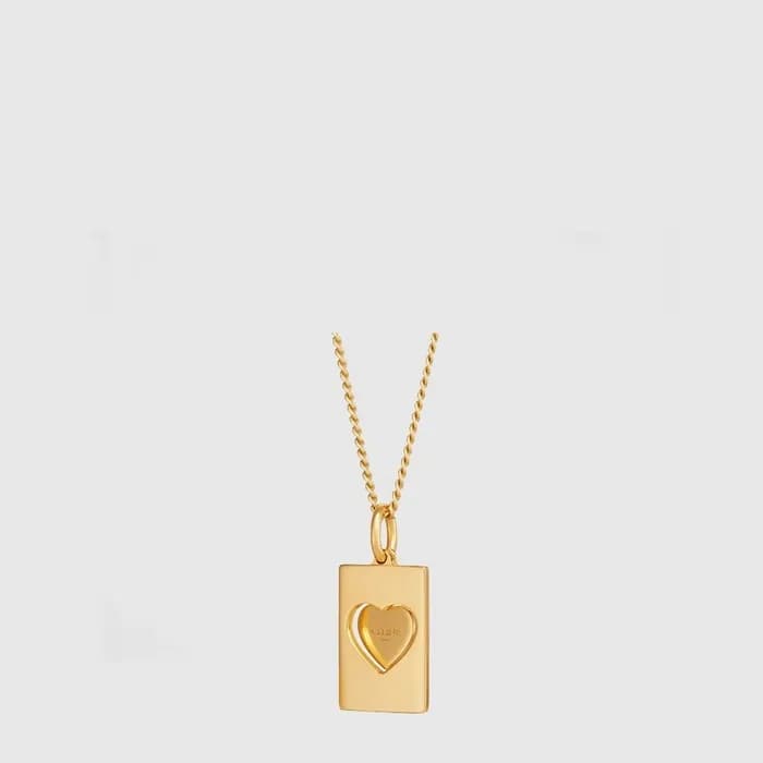 셀린느 여성 하트 네크리스 - Celine Womens Heart Necklace - acc10511x - 1
