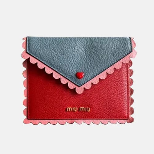 2018/19 MiuMiu Ladies Madras Love Pouch 5M F001 - … - 1