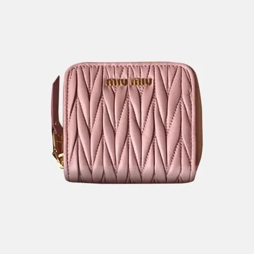 MiuMiu 2018 Ladies Matelassé Bifold Wallet 5M0522 … - 1