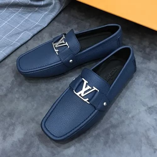 Louis Vuitton 2018 Mens Strap Leather Loafer - 루이… - 1