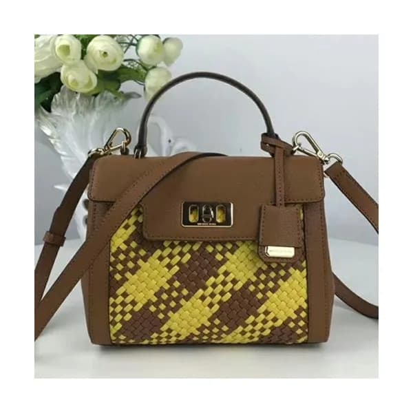 Michael Kors Leather Tote Shoulder Bag, 21CM - 마이클… - 1