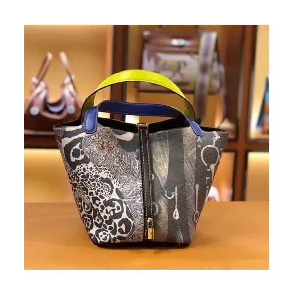 Hermes Picotin Lock Togo Leather Tote Bag,22cm - 에… - 1