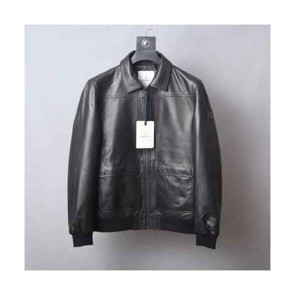 Moncler 2018 Mens Leather Jacket - 몽클레어 남성 신상 레더 자… - 1