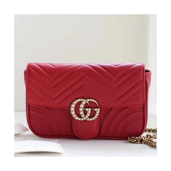 Gucci GG Marmont Matlase Women Shoulder Bag,22CM -… - 1