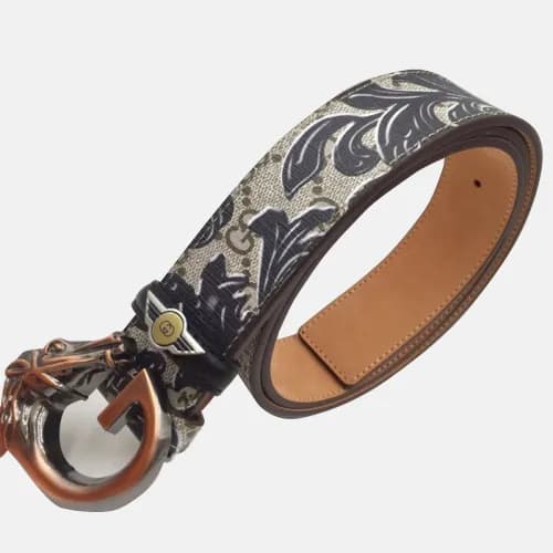 Gucci 2019 Mens G Buckle Leather Belt - 구찌 신상 남성 G… - 1
