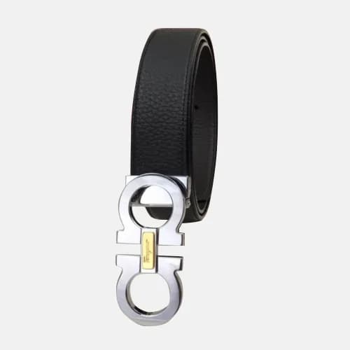 Salvatore Ferragamo 2019 Mens Gancio Buckle Leathe… - 1