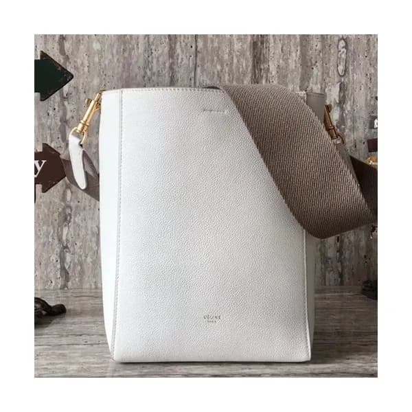 Celine Leather Sangle Small Shoulder Bag,25CM - 셀린… - 1