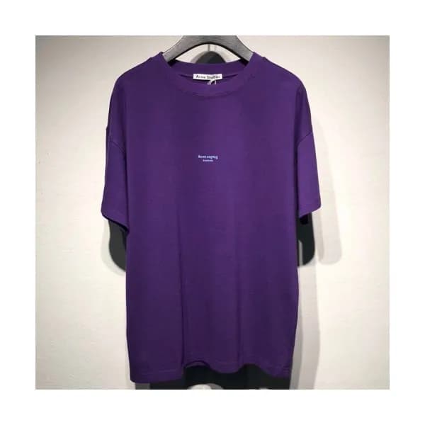 [파격특가]Acne 2019 Studios Mens Logo Cotton Short Sle… - 1