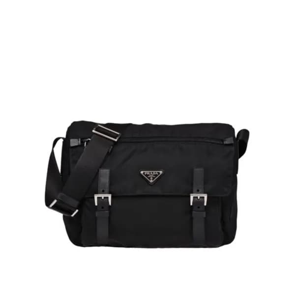 Prada 2019 Nylon & Saffiano Shoulder Bag,30CM - 프라… - 1