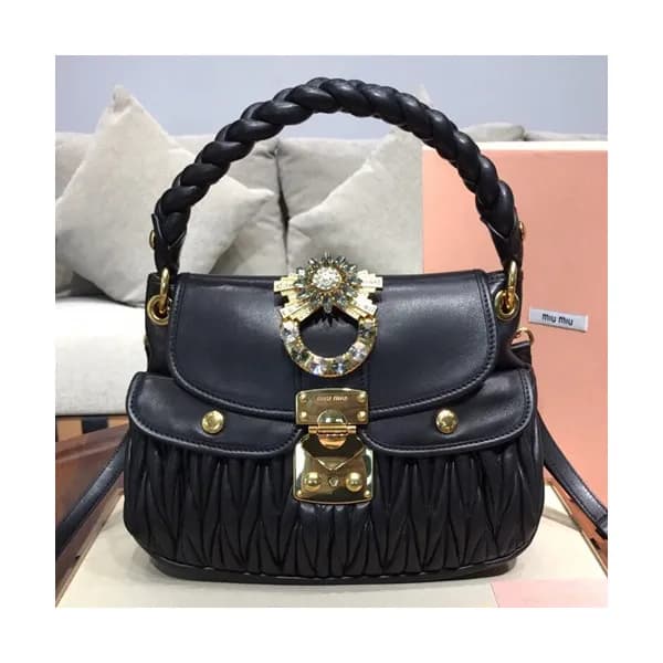 MiuMiu 2019 Matelasse Coffer Large Tote Shoulder C… - 1