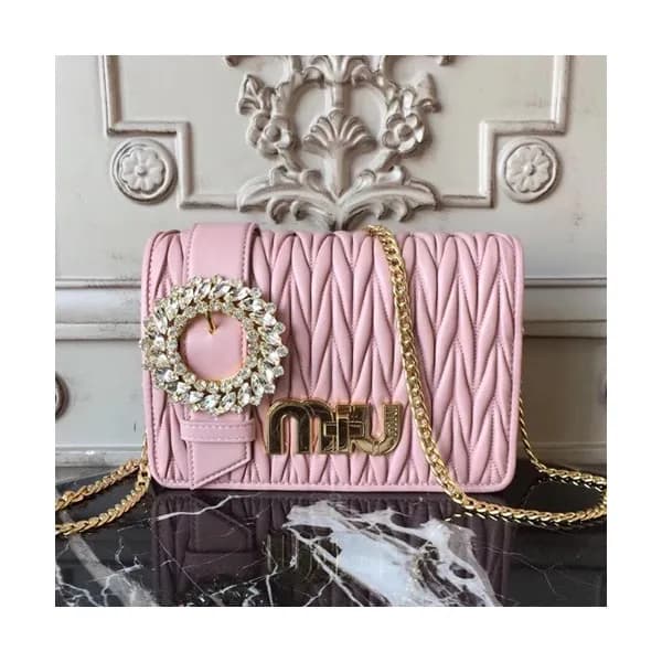 MiuMiu 2019 Matelasse Shoulder Cross Bag,20cm - 미… - 1