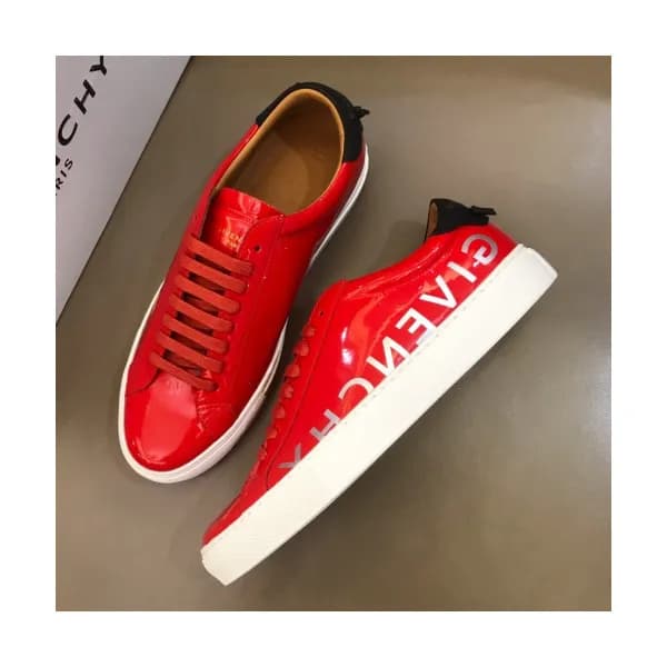 Givenchy 2019 Mens Logo Leather Sneakers - 지방시 남성 … - 1