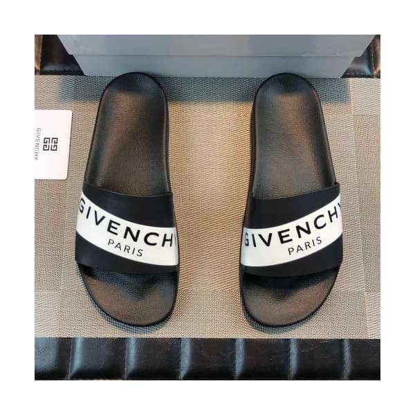 Givenchy 2019 Mens Casual Logo Leather Slipper - 지… - 1