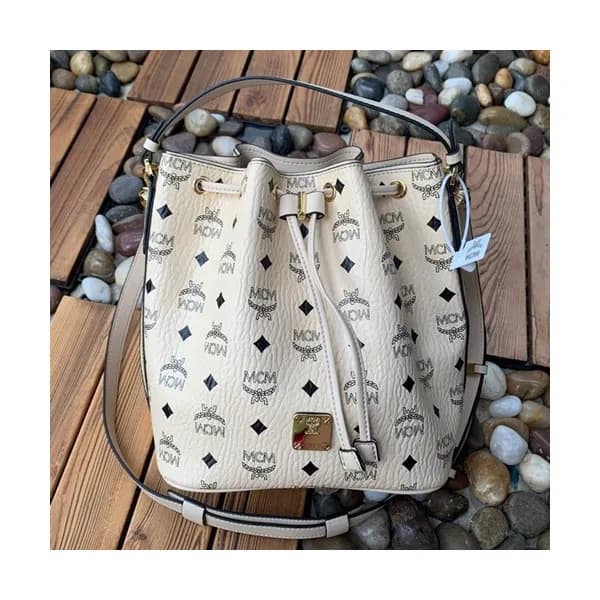 MCM 2019 Visetos Bucket Tote Shoulder Bag,26cm - 엠… - 1