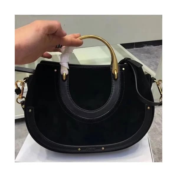 Chole 2019 Pixi Leather Tote Shoulder Bag, 29cm - … - 1