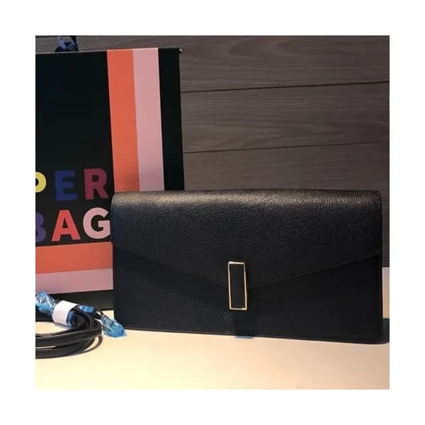 Valextra 2019 Epsom Leather Shoulder Bag,25CM - 발렉…