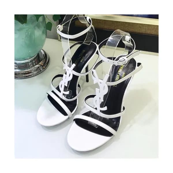 Saint Laurent 2019 Womens Metal Logo Strap High-he… - 1