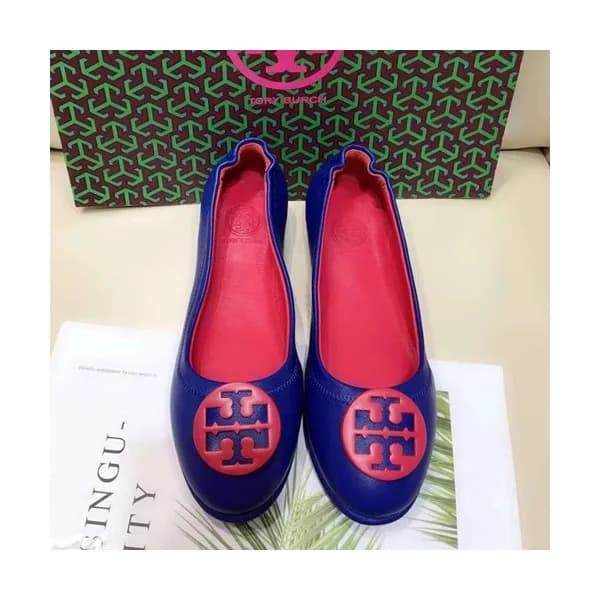Tory Burch 2019 Ladies Initial Logo Leather Balle… - 1