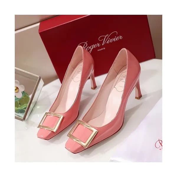 Roger Vivier 2019 Ladies Leather Pumps High Heel … - 1
