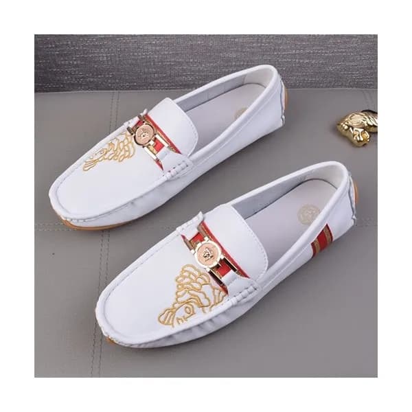 Versace 2019 Mens Leather Loafer - 베르사체 2019 남성용 레… - 1