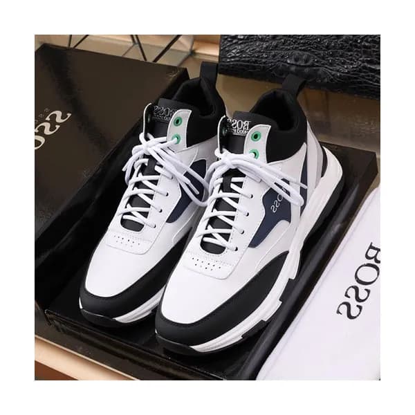 Hugo Boss 2019 Mens Leather Running Shoes - 휴고보스 2… - 1