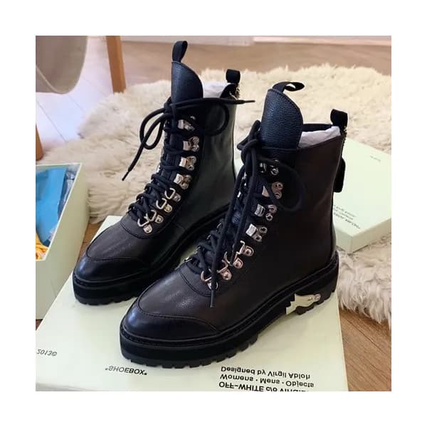 Off-white 2019 Ladies Leather Boots - 오프화이트 2019 여… - 1