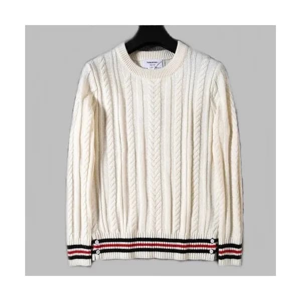 Thom Browne 2019 Mens Strap Crew-neck Sweater - 톰브… - 1