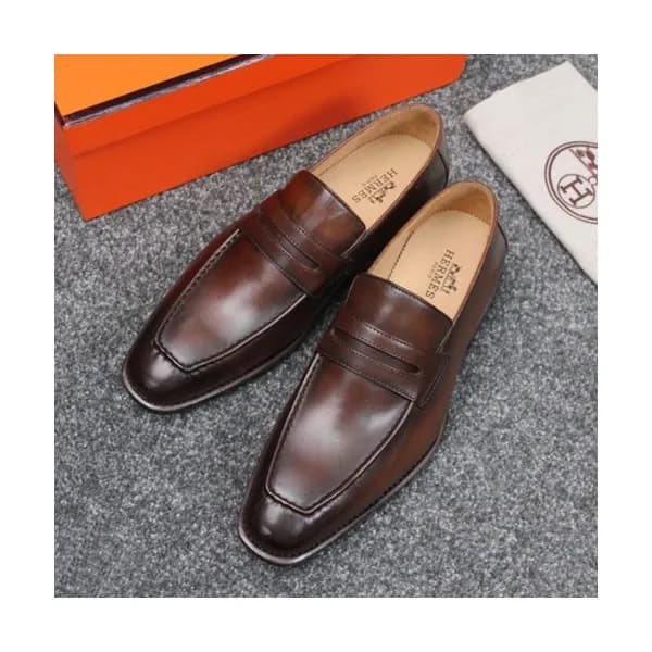 Hermes 2019 Mens Leather Loafer - 에르메스 2019 남성용 레더… - 1