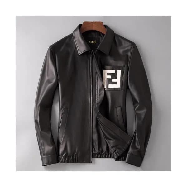 Fendi 2019 Mens Casual Leather Jacket - 펜디 2019 남성… - 1